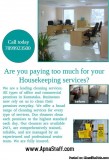 Hire Housekeeping Services for Office Hospital and Building