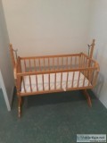 Wooden Baby Baby Swinger