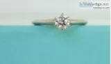 Tiffany and Co. .36ct Diamond Engagement Ring