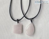 Rose Quartz Stone Necklace