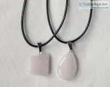 Rose Quartz Stone Necklace