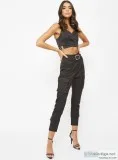 4th and Reckless  MELODY TROUSER BLACK