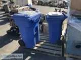 (2) ROLLING TRASH CANS