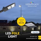 Waterproof LED Pole Lights for Outdoor Lighting