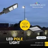 Waterproof LED Pole Lights for Outdoor Lighting