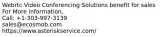 Webrtc Video Conferencing Solutions benefit for sales
