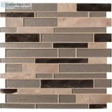 Champagne Toast Interlocking 4mm - Backsplash Tile USA