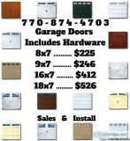 GARAGE DOORS and install