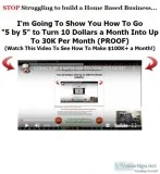 Video shows you how to have a 5 figure a month home based busine