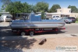 New Just Finshed 20 foot Pontoon Boat 60 HP motor Tamdon trailer