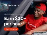 Work When You Want Door Dash Delivery Driving