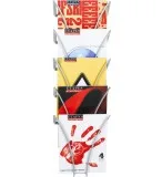 5 Section Wall Magazine Holder