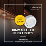 Buy Dimmable LED Puck Lights With Free Delivery