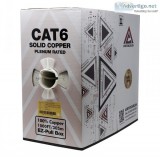 Buy cat6 plenum solid bare copper conduc