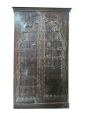 Antique Armoire Distressed Handcrafted Rustic Solid Reclaimed Ca