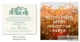 Plantable wedding invitations