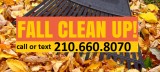 Lawn service Leaf cleanup Texas Mow and Go Lawn Guys LLC