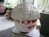 Red Crown Gas Pump Globe