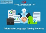 Get Affordable Language Testing Services in Delhi India