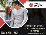 Consult with best spousal maintenance law solicitors in Perth
