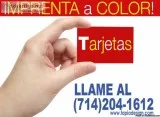 Tarjetas para Limpieza de Casas- Imprenta