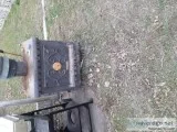 Wood stove and 2 sections of triple wall pipe