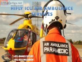 Get Best-Cost Air Ambulance service from Varanasi to Delhi by Hi