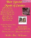 Hair Specials in October 2019