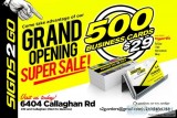 GRAND OPENING SALE