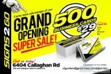 GRAND OPENING SALE