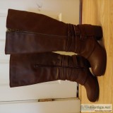 Women s brown leather Madden Girl boots