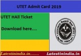 UTET Admit card 2019