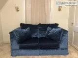 Blue Velvet LoveseatCouch