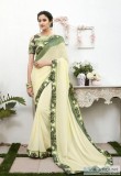 Buy The Latest Pure Linen Sarees In Unique Designs From Mirraw