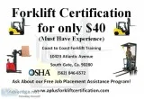 Forklift Certification