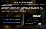 Food Courier Survey Pays 100