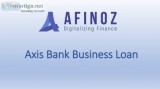 Axis Bank Business Loan