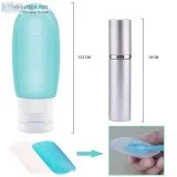 FIYUK Silicone Travel Bottles Set Portable TSA Approved Leak Pro