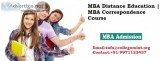 MBA Distance Education  MBA Correspondence Course