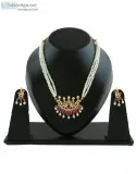 Festive Diwali Sale Shop Moti necklace at best price by Anuradha