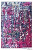 Deep Pink Spray Silk Modern Carpet - Halloween Rug Sale - Rugs a