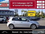 Used 2014 VOLKSWAGEN GOLF TDI W SUNROOF AND NAVIGATION for Sale 