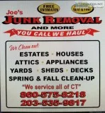 Junk removal and more u call we haul from 1 item to entire conte