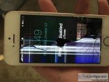 iPhone se cracked screen