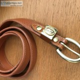 Leather belt dooney and bourke