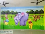school wall Decoration ideas in Hyderabad