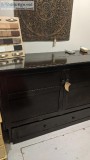 Solid Wood Cabinet Bed with Gel Memory Foam Mattress Brand new O