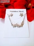 Star Cluster Necklace Earring Set