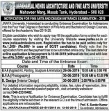 JNAFA University FINE ARTS AND DESIGN ENTRANCE EXAMINATION - 201