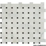 Free Shipping Greecian White Basketweave Polished Pattern Mosaic